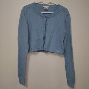 Chloe' designer kids girls cropped cardigan size 10